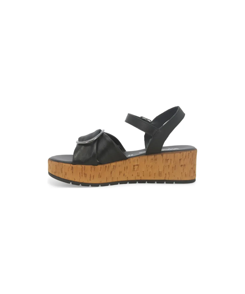 MELLUSO WOMEN LEATHER WEDGES