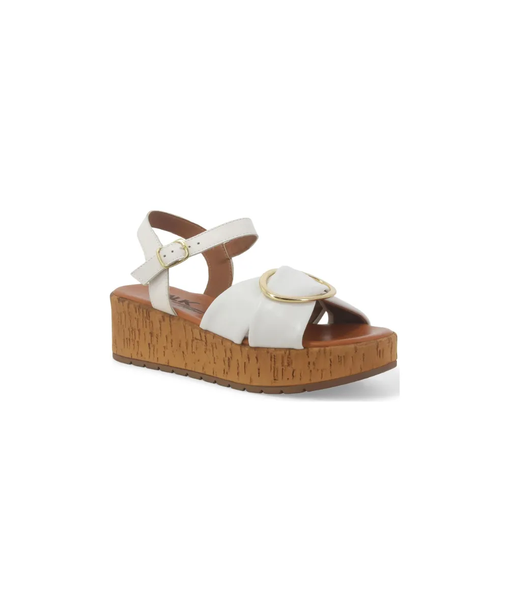 MELLUSO WOMEN LEATHER WEDGES