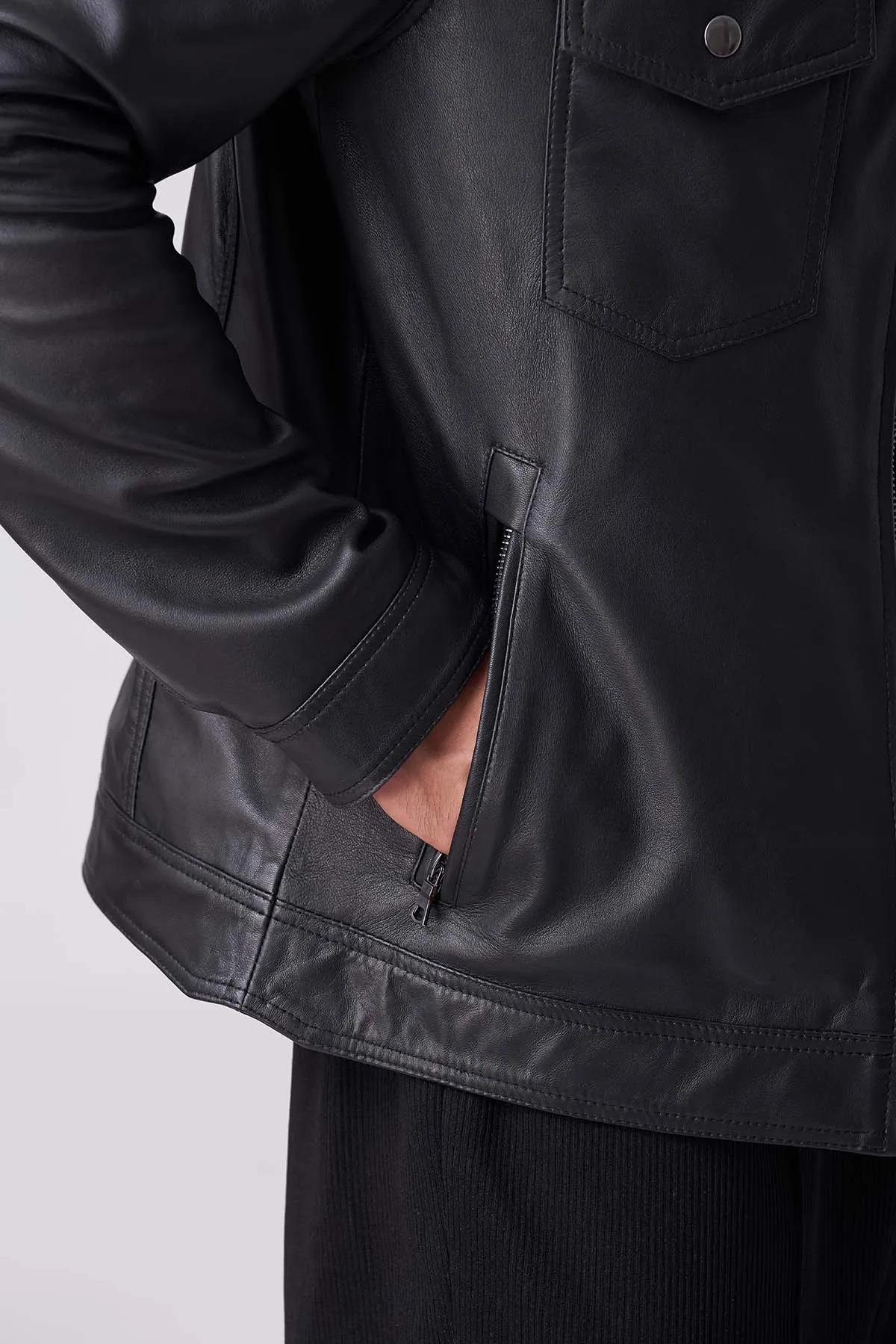 Men Luxuary Leather Jacket