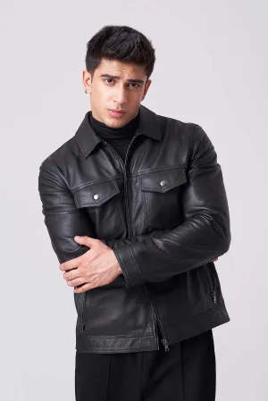 Men Luxuary Leather Jacket