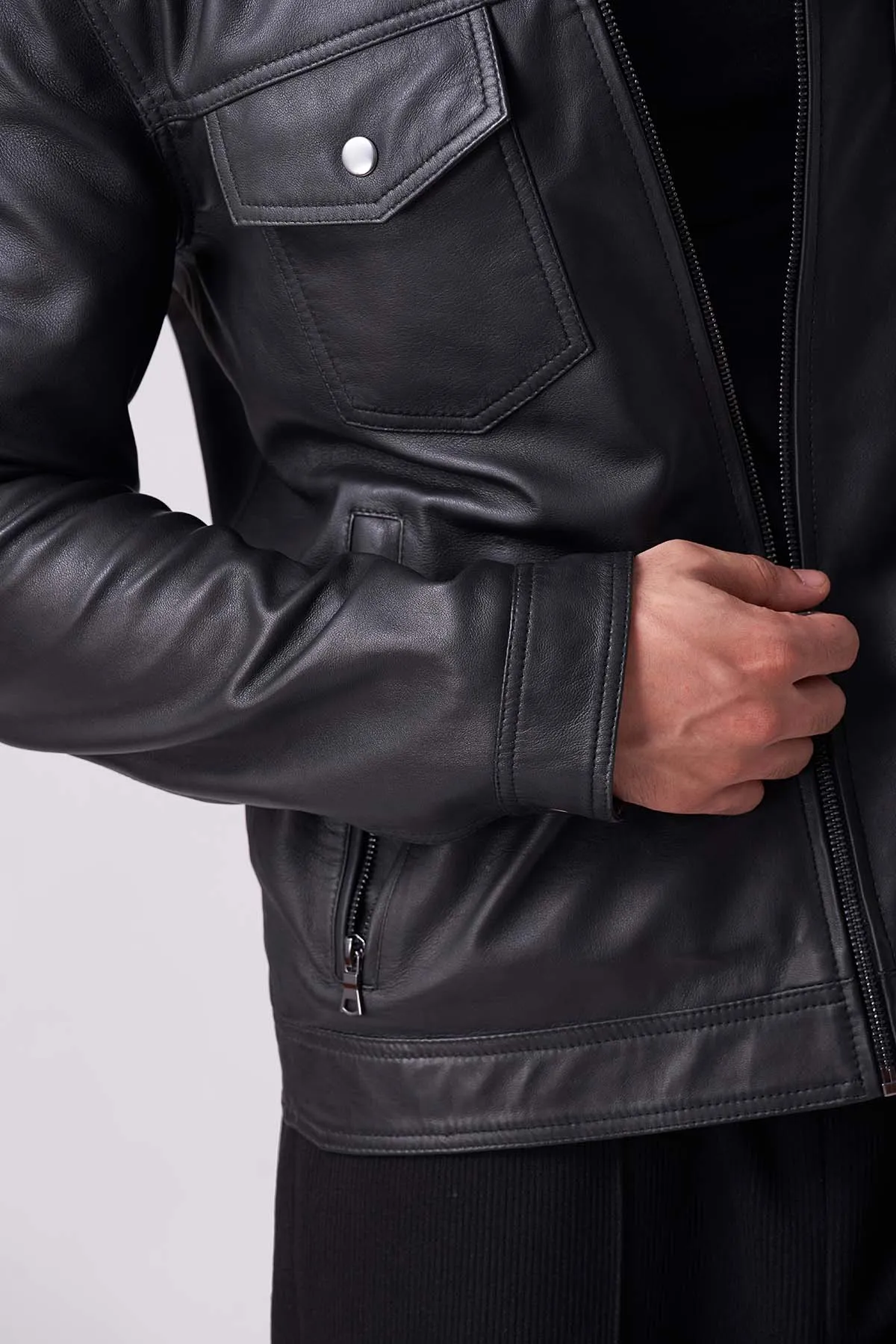 Men Luxuary Leather Jacket