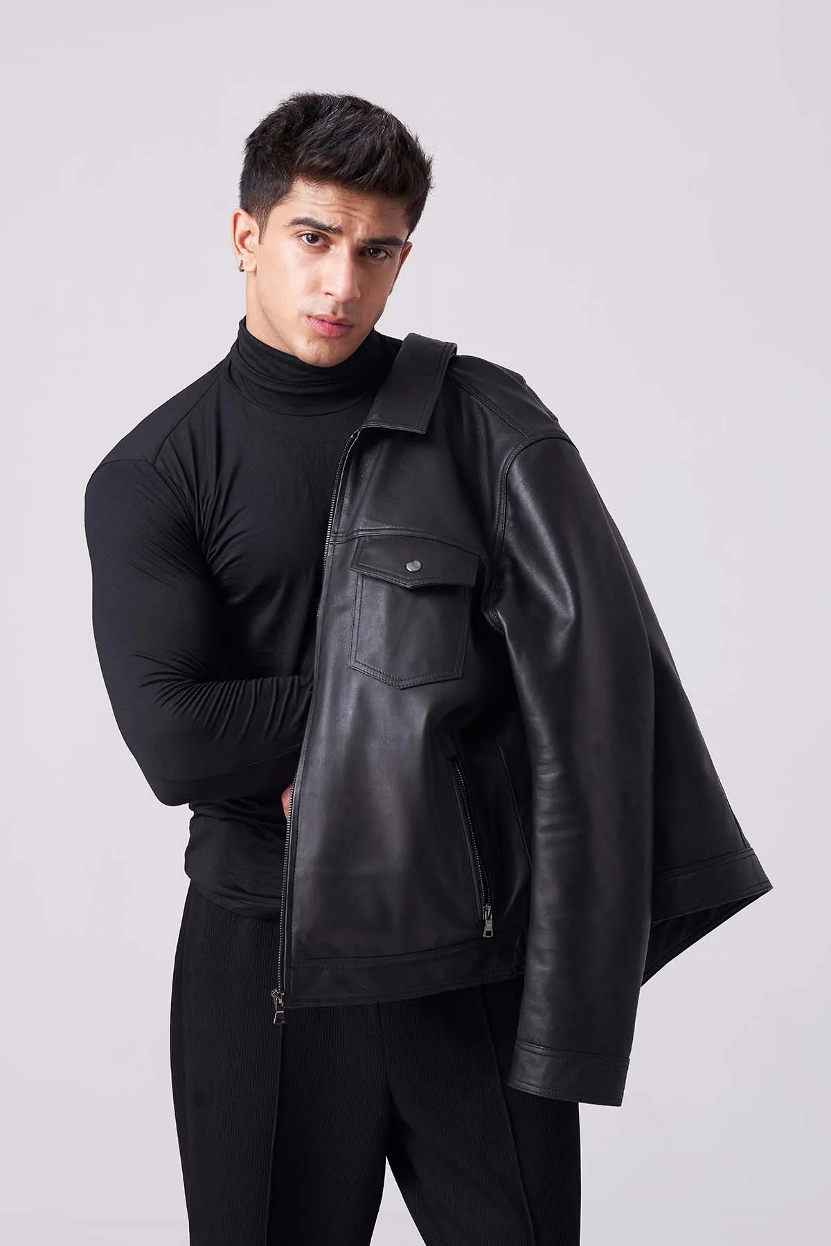 Men Luxuary Leather Jacket