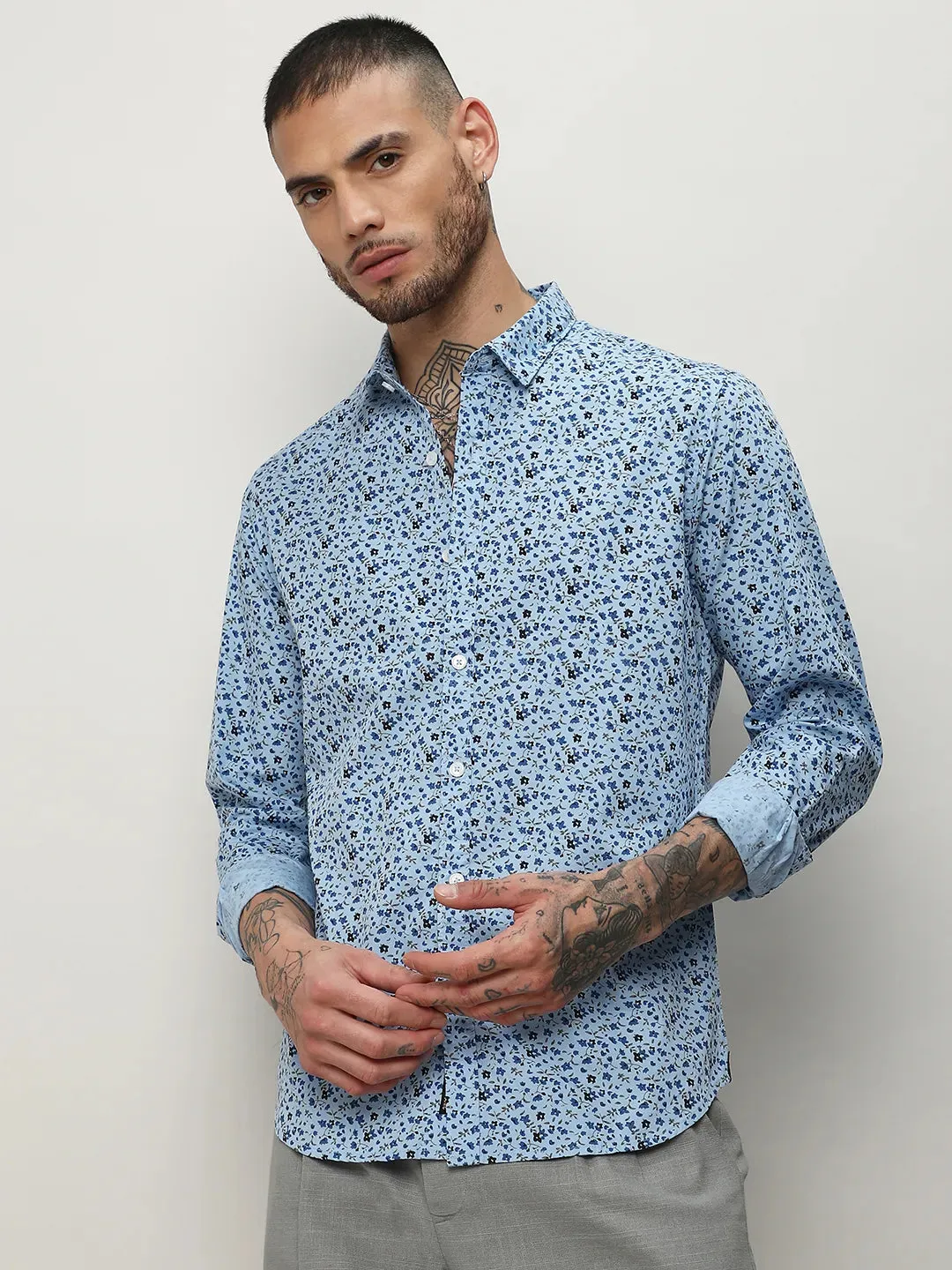 Micro Floral Shirt