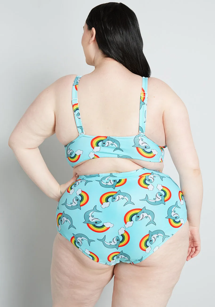 ModCloth x Collectif The Sara High-Waisted Bikini Bottom