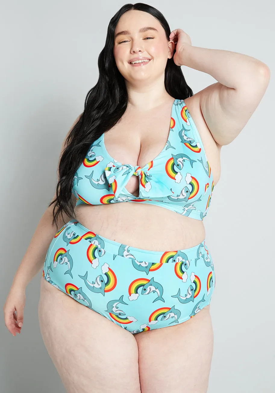 ModCloth x Collectif The Sara High-Waisted Bikini Bottom