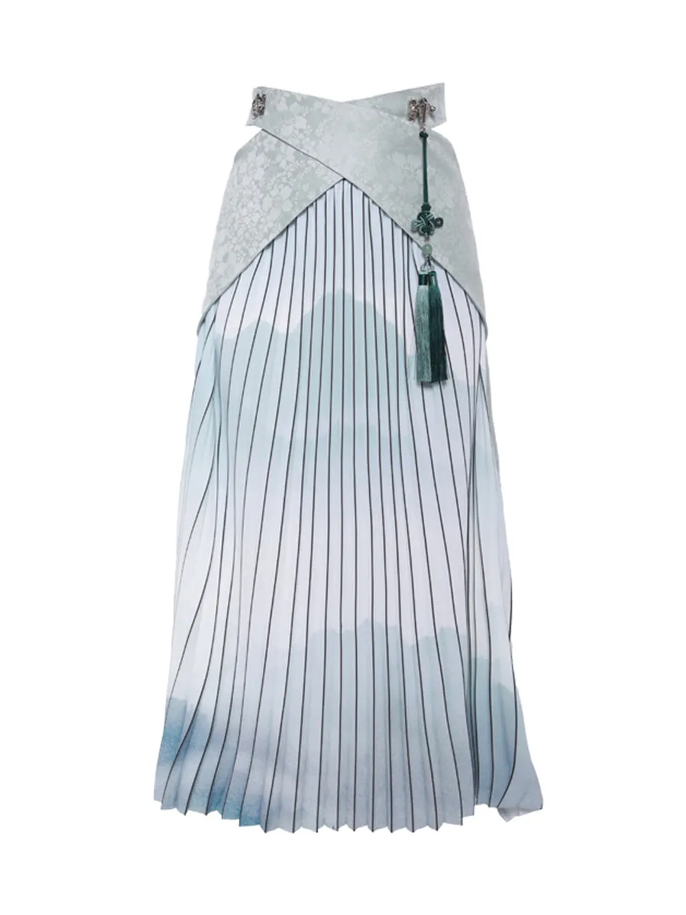 MUKTANK × CUUDICLAB Modified Song-style Pleated Skirts