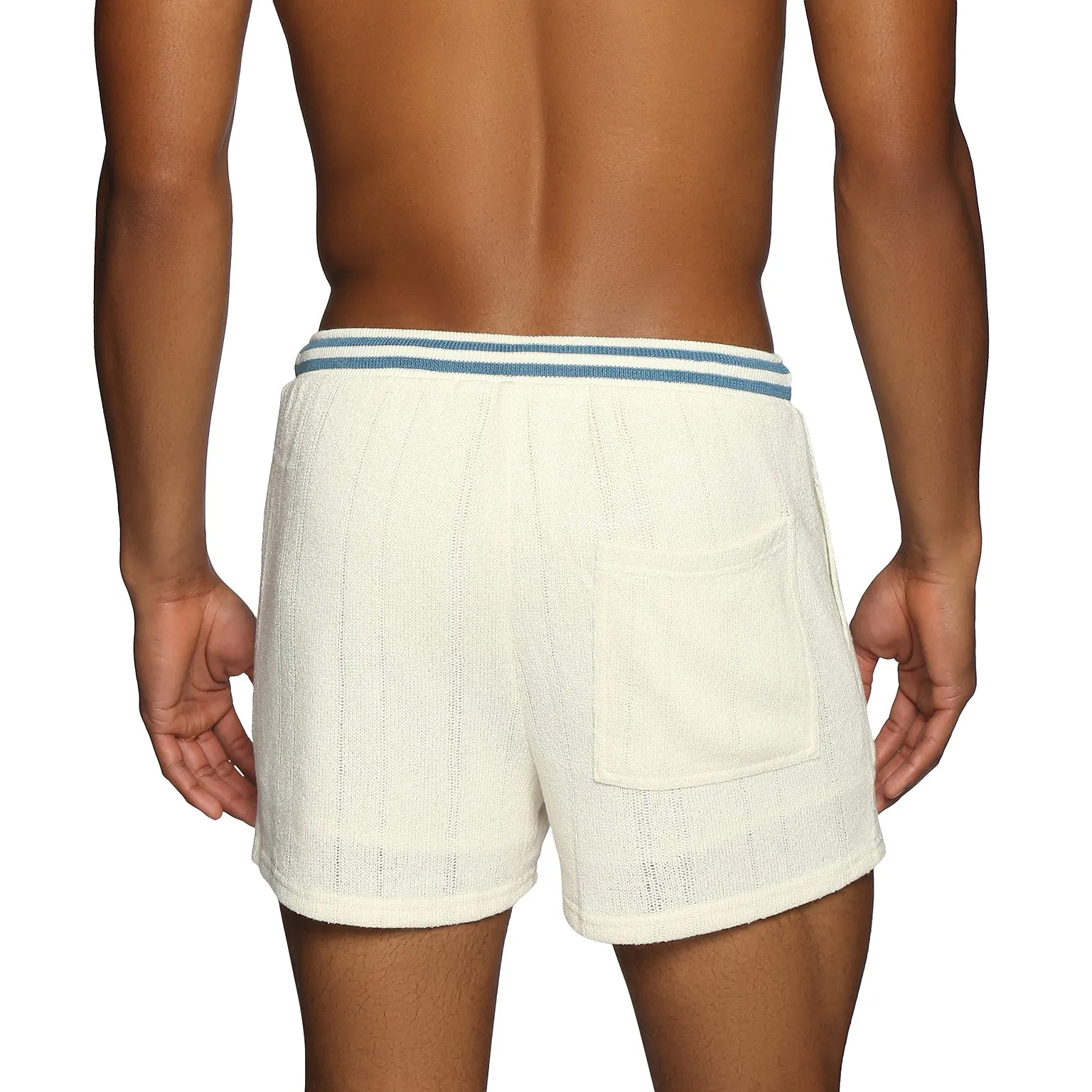 NEW RESORT '25- Ivory Antibes Knit Cabana Short