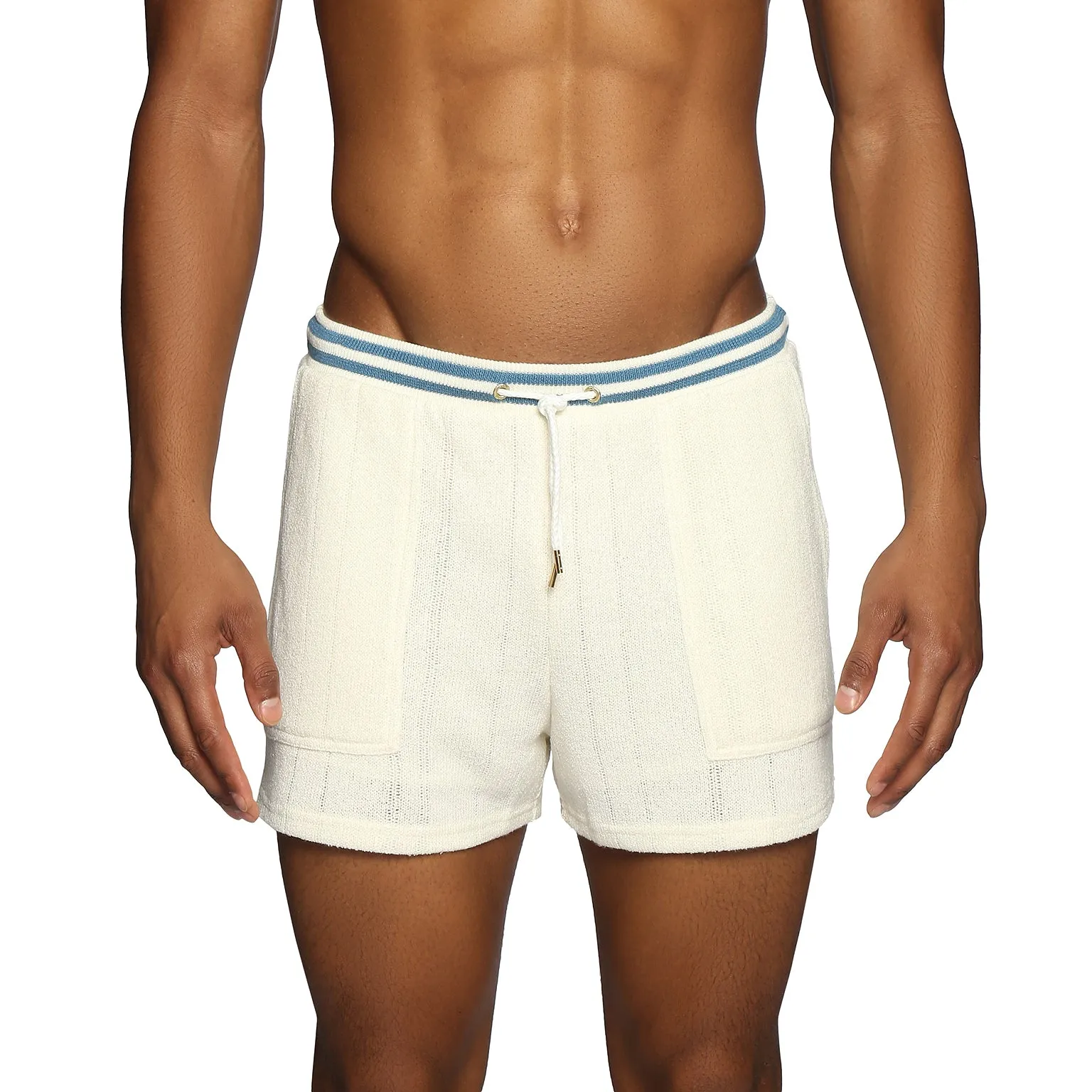 NEW RESORT '25- Ivory Antibes Knit Cabana Short