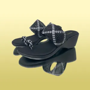 Noir Knitted Wedges