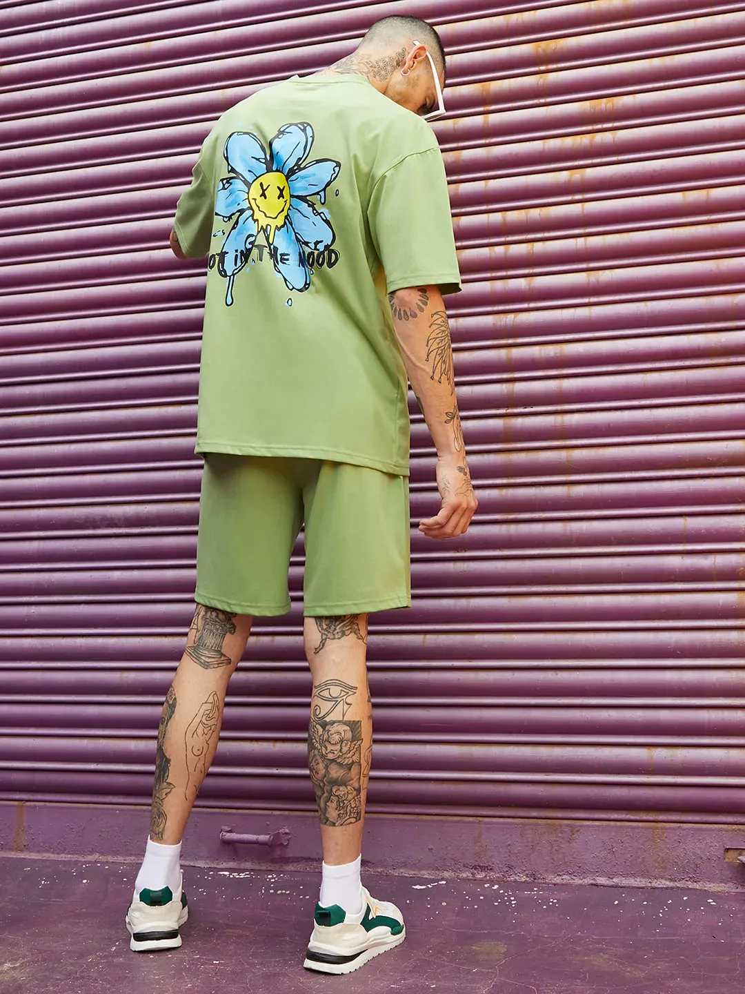 Oversized Green Not In The Mood Co-Ord Set