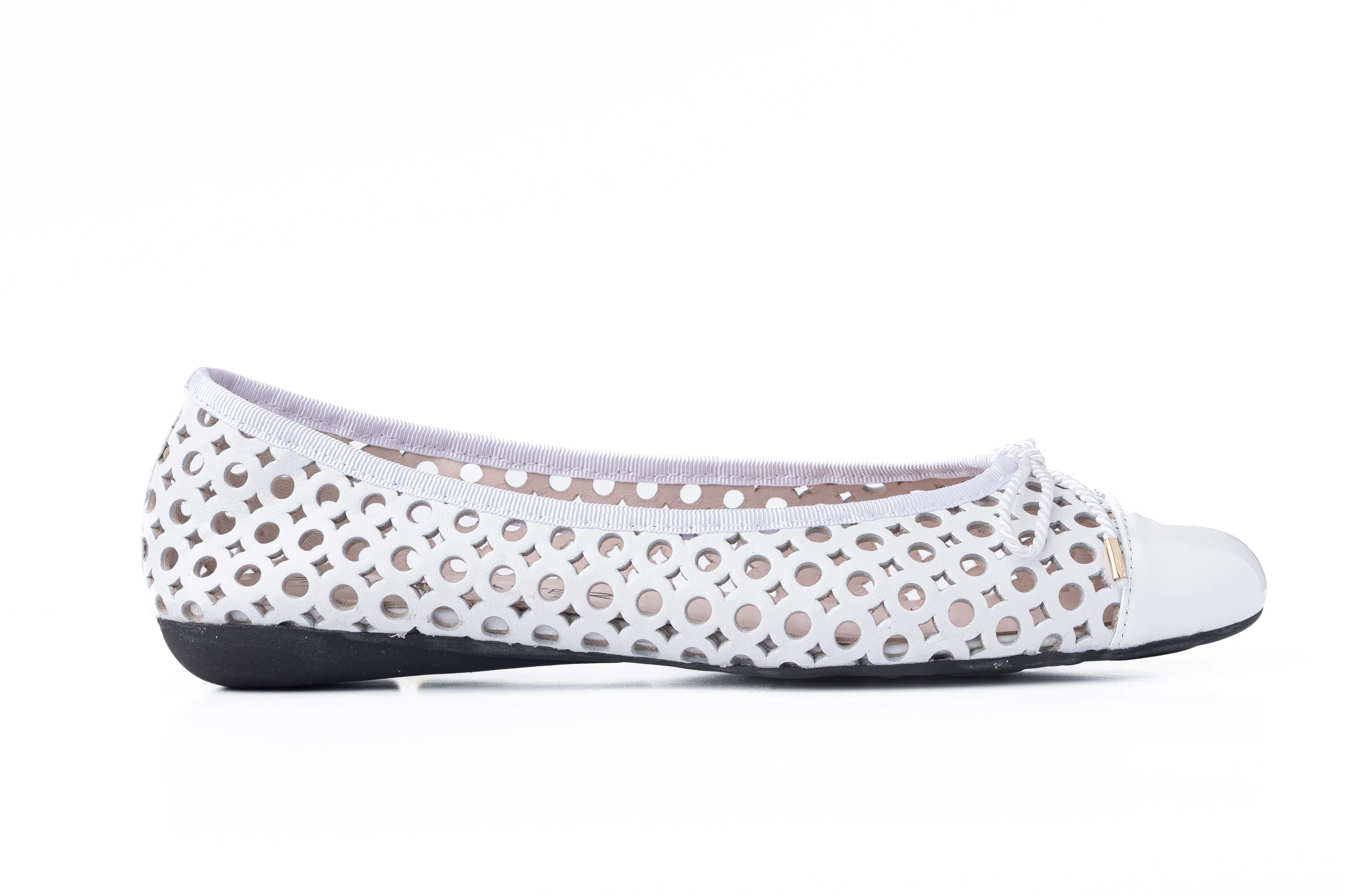 PAUL MAYER - BRANDY - PATENT WHITE NAPPA WHITE