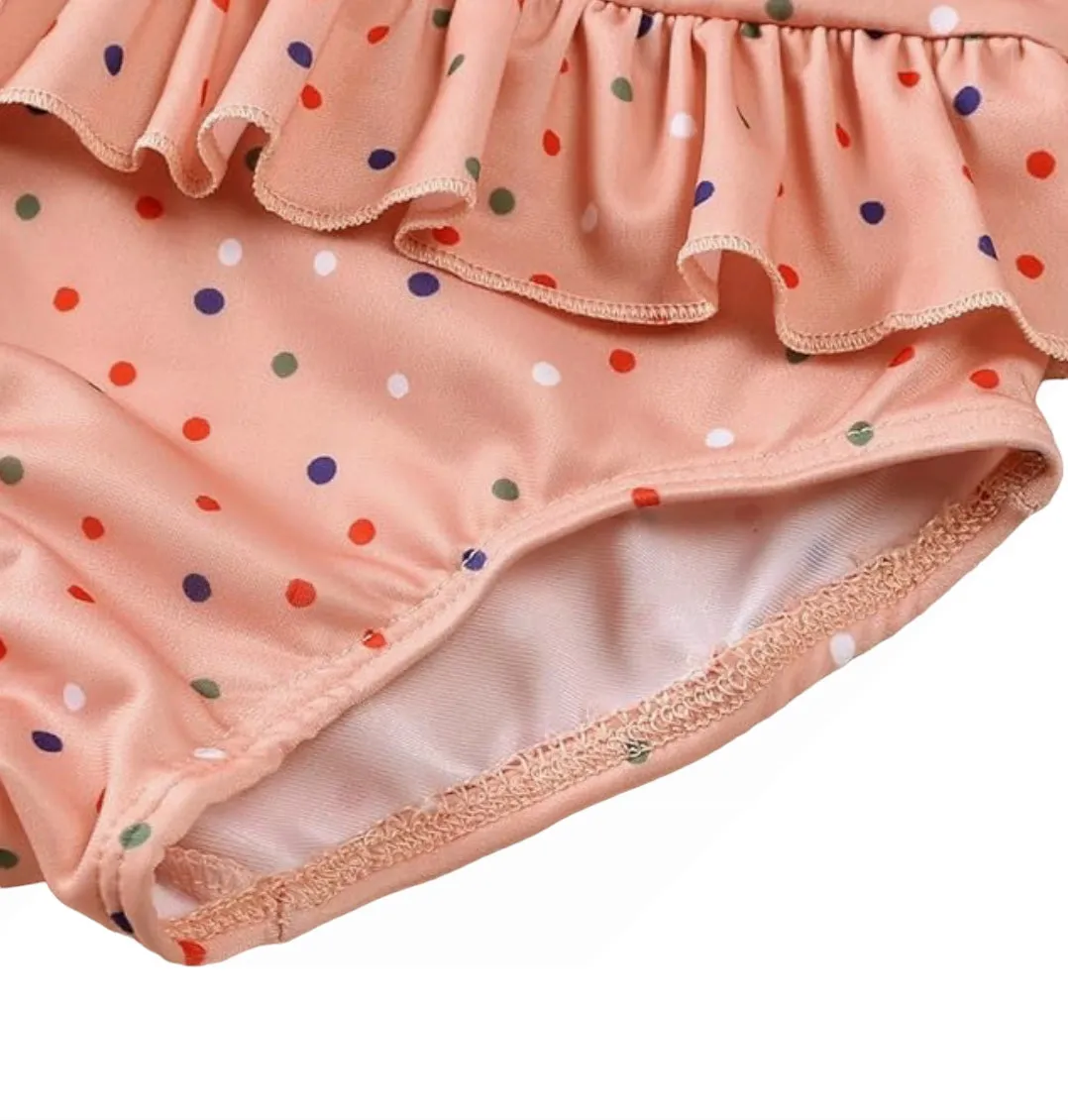 Pretty in Pink Polka Splash Swimwear Set