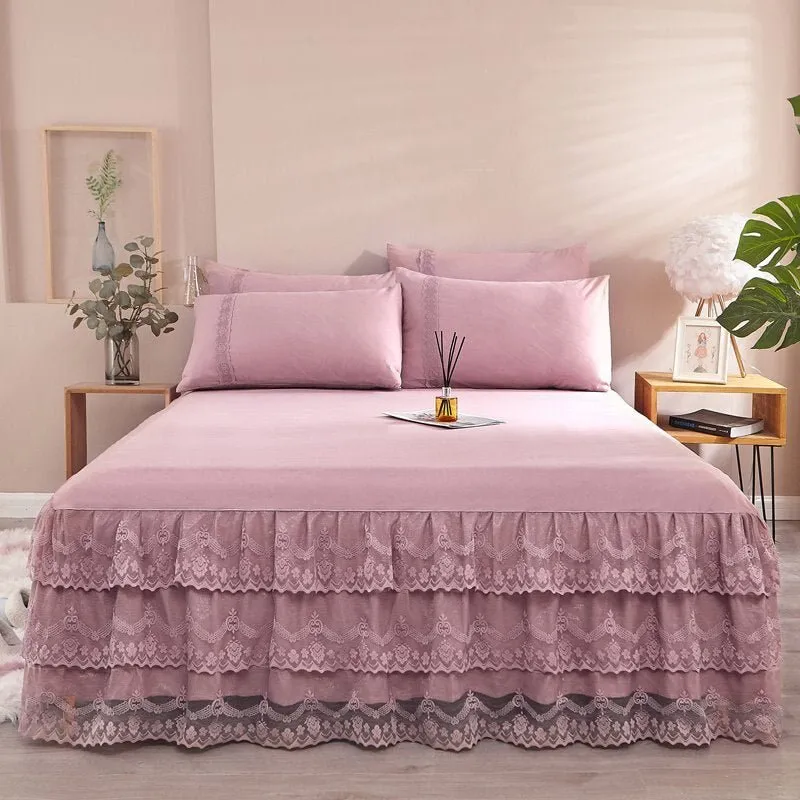 Princess Lace European Style Bed Skirt