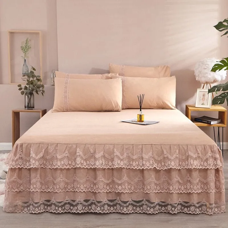 Princess Lace European Style Bed Skirt