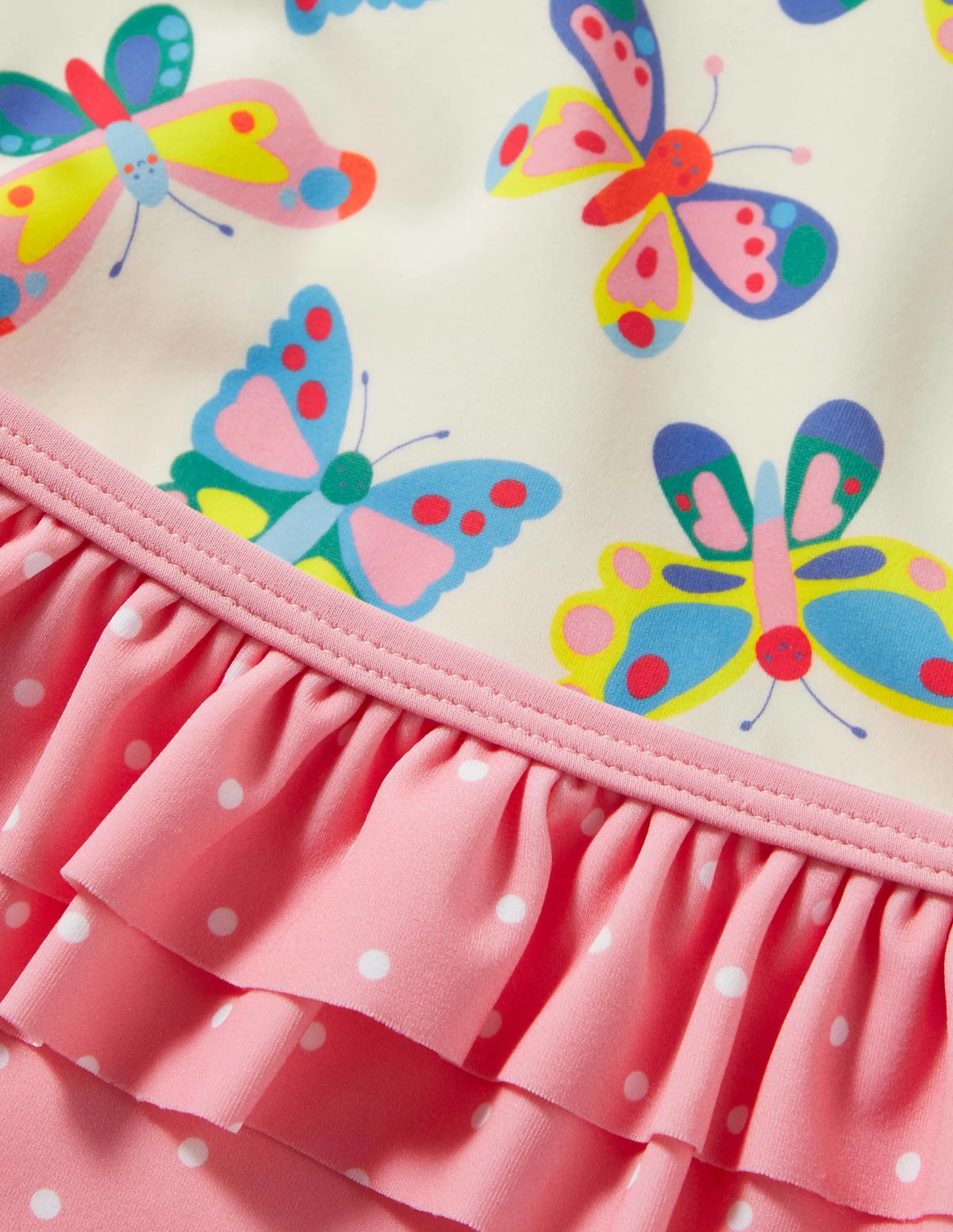 Rash Vest Set-Ivory Butterflies