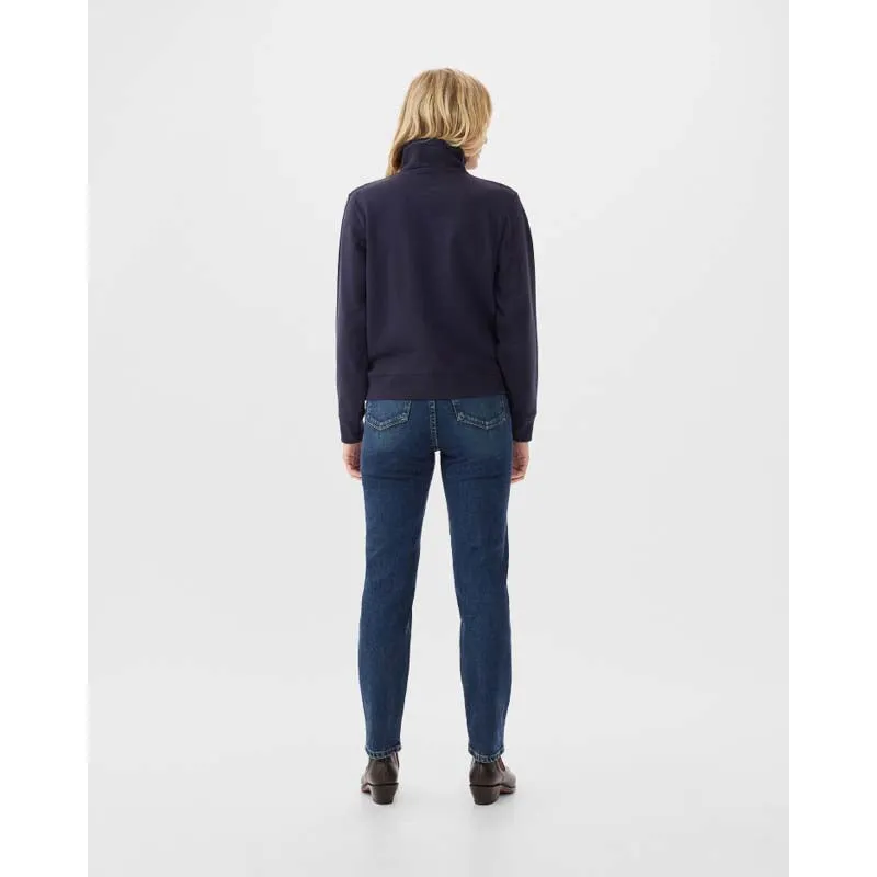 R.M.Williams Trickett Ladies Zip Neck Sweatshirt - Dark Navy