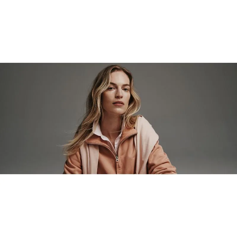 R.M.Williams Trickett Ladies Zip Neck Sweatshirt - Pink