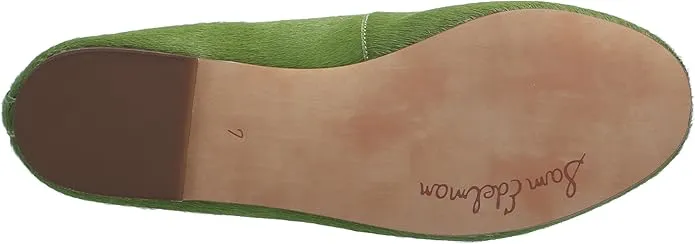 Sam Edelman Felicia Matcha Green Slip On Rounded Toe Flexible Wide Ballet Flats