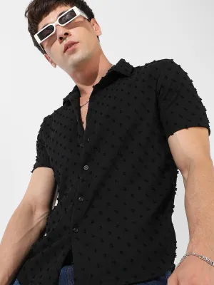 Self-Design Pom-Pom Shirt