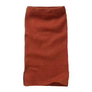 Skirt Knit Dark Ginger