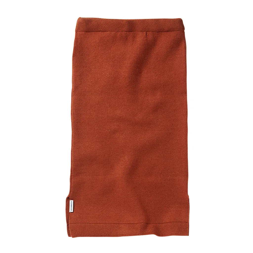 Skirt Knit Dark Ginger