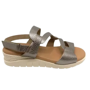 Social Sandals - Gold/Pewter