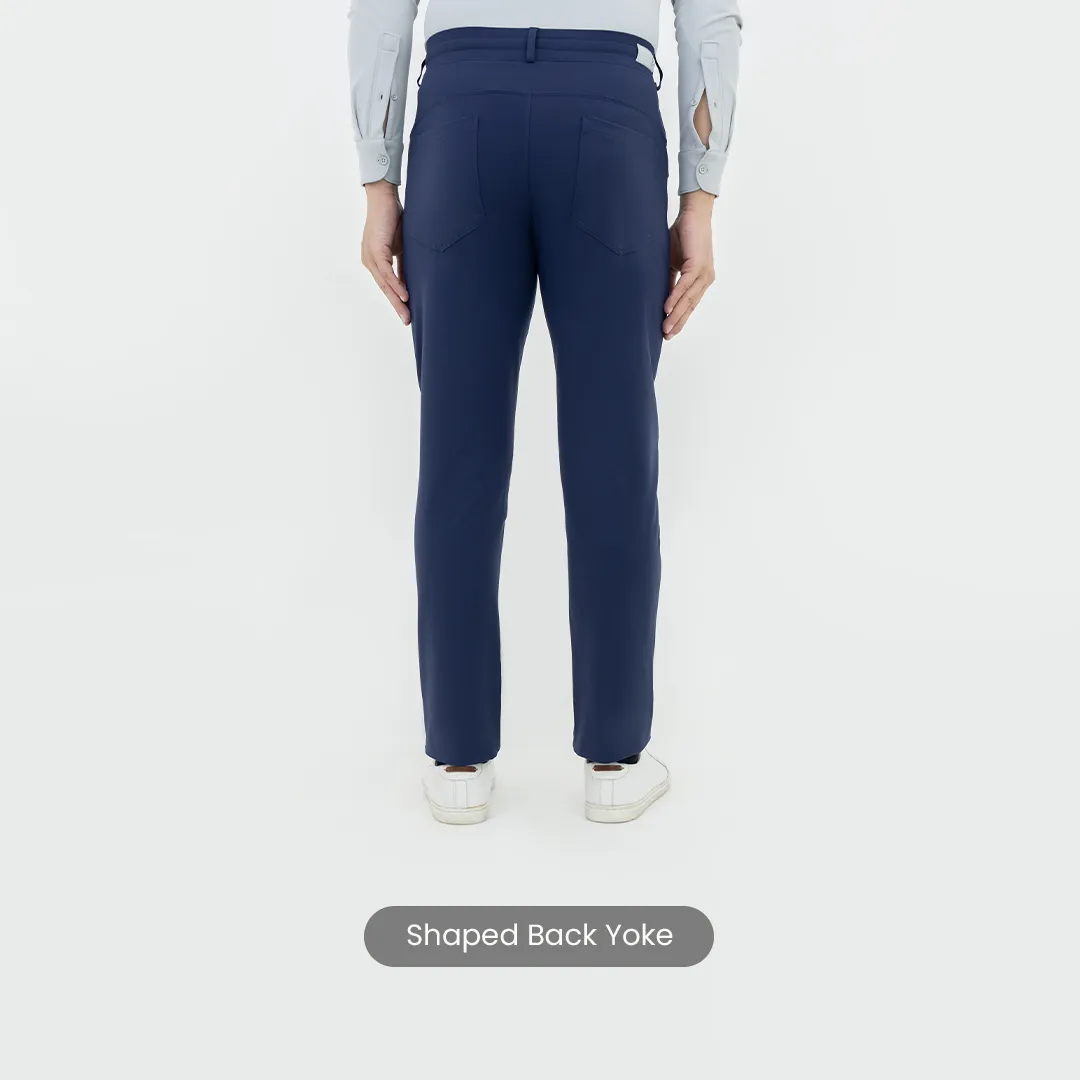 Solid Navy FlexPro 5 Pocket Pants