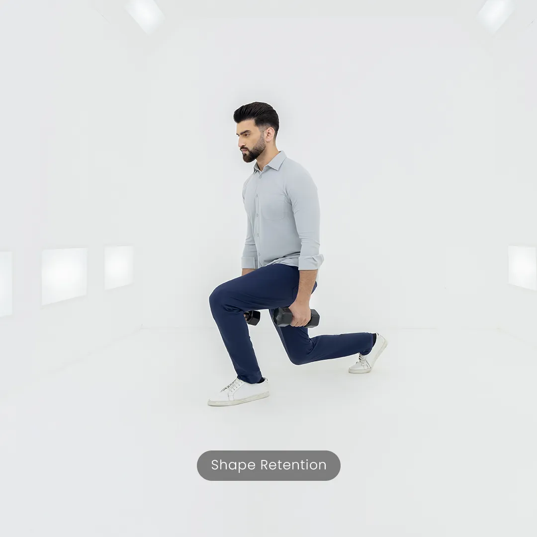 Solid Navy FlexPro 5 Pocket Pants