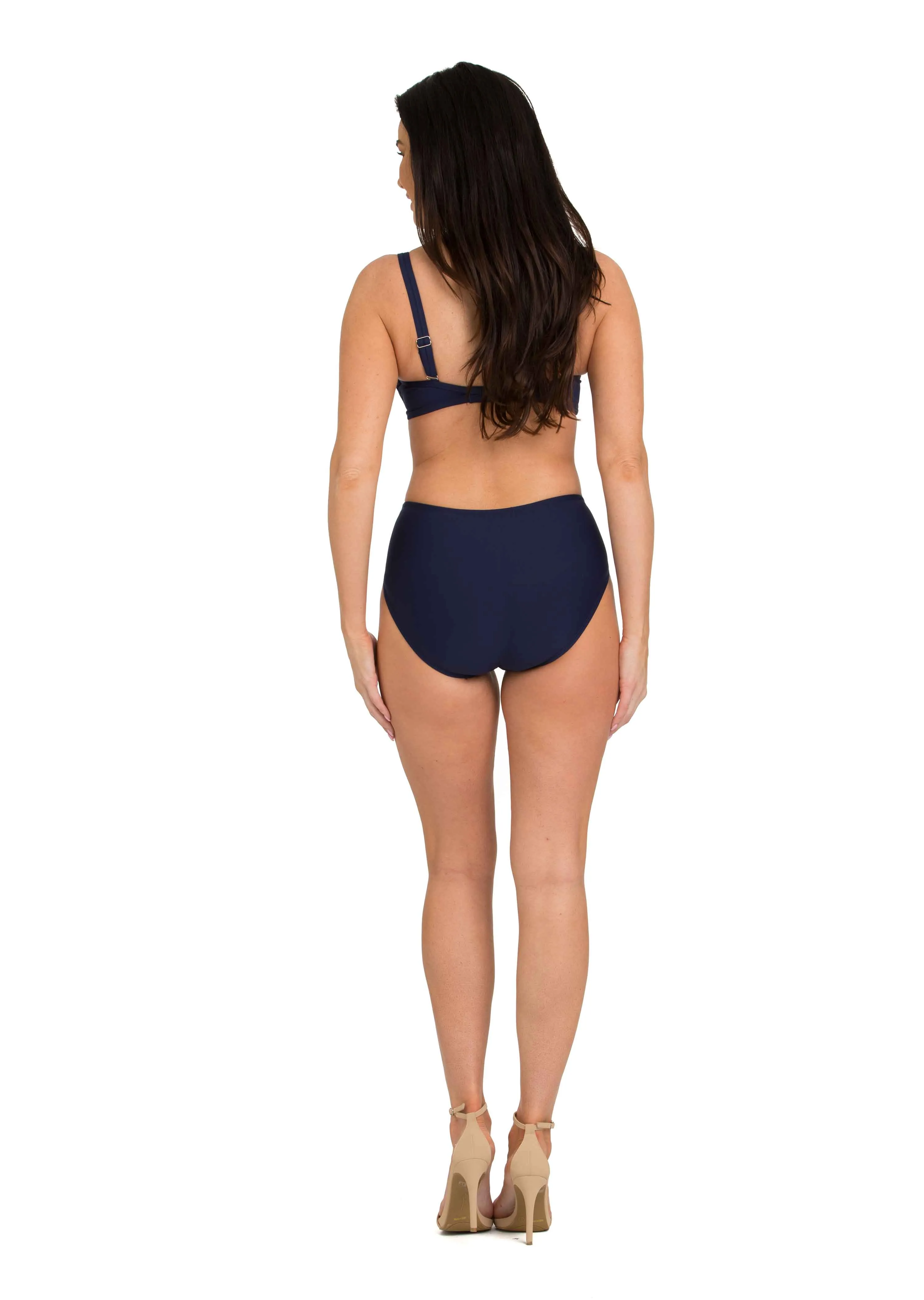 Solid Pleated Mid-Rise Bottom (Style 209)