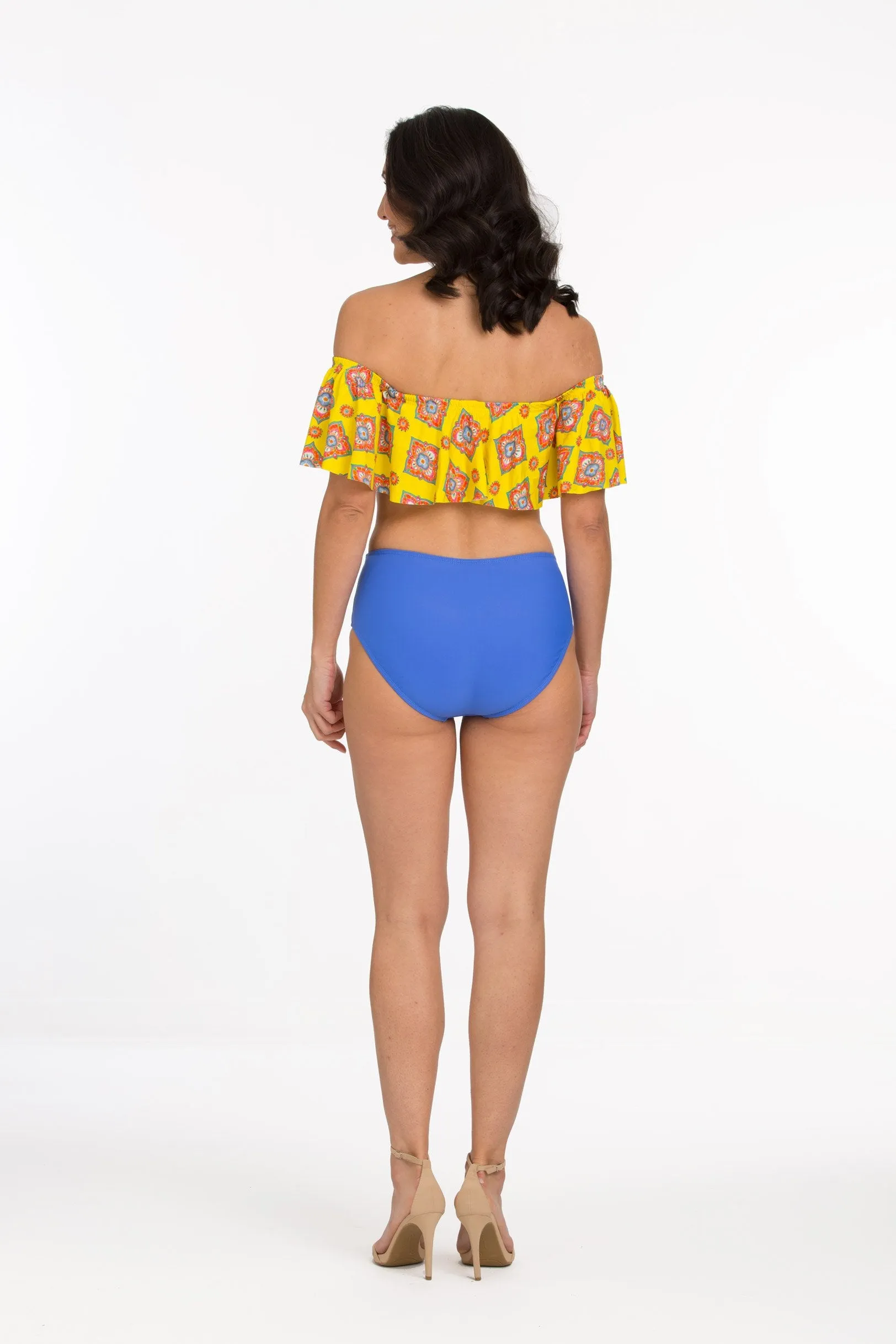 Solid Pleated Mid-Rise Bottom (Style 209)