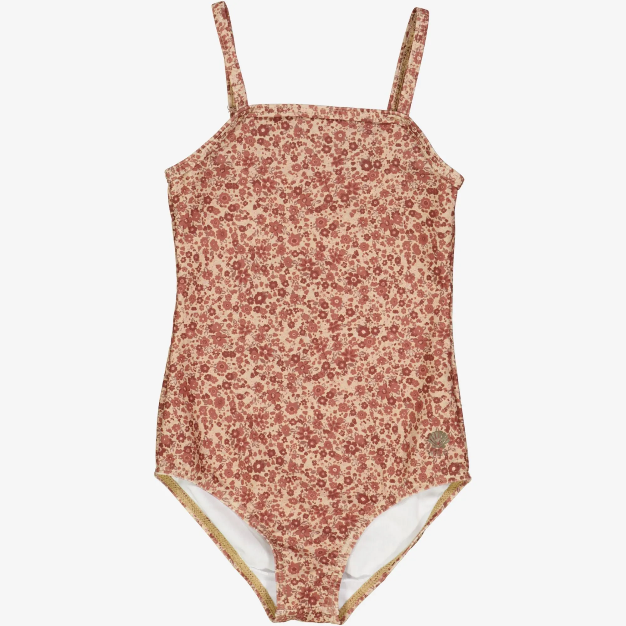 Swimsuit Manon - red flower meadow