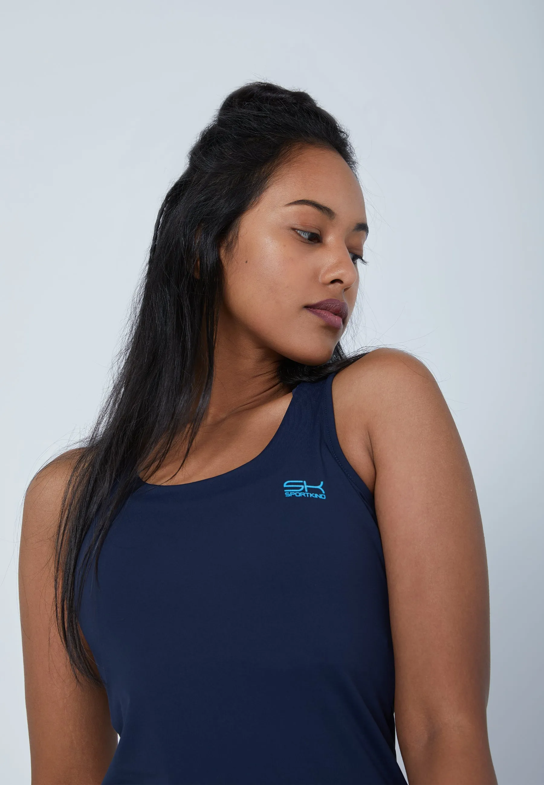 Tennis Tank Top, navy blue