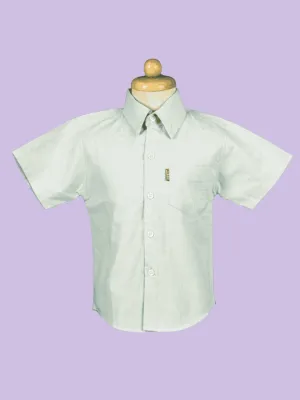 Thailand Light Green Boys’ Short Sleeve  Shirt – Classic and Casual Style