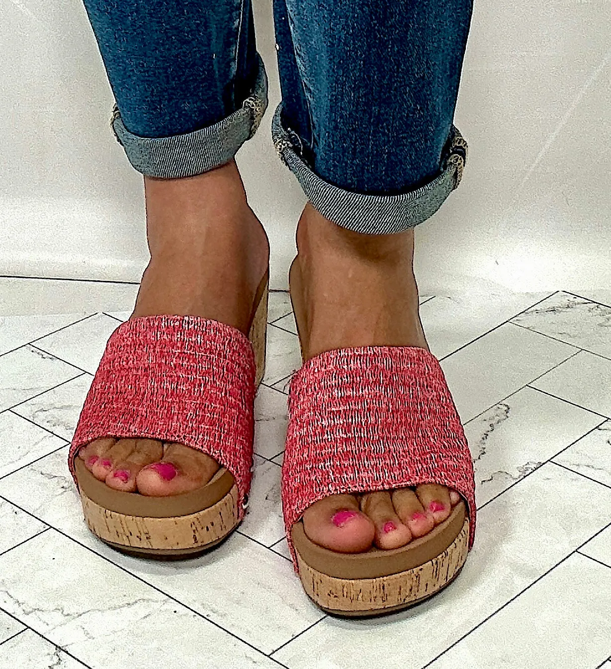Walking in Comfort Corkys Summer Lovin' Sandals (2 Options)