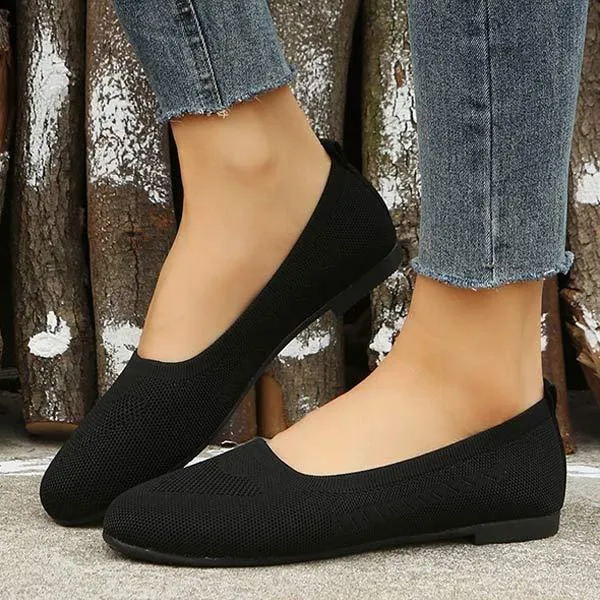 Women'S Comfort Round Toe Flat Shoes 22970071C