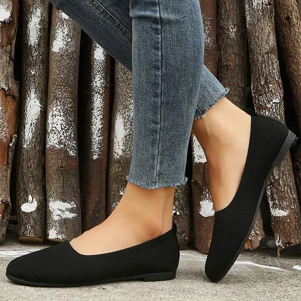 Women'S Comfort Round Toe Flat Shoes 22970071C