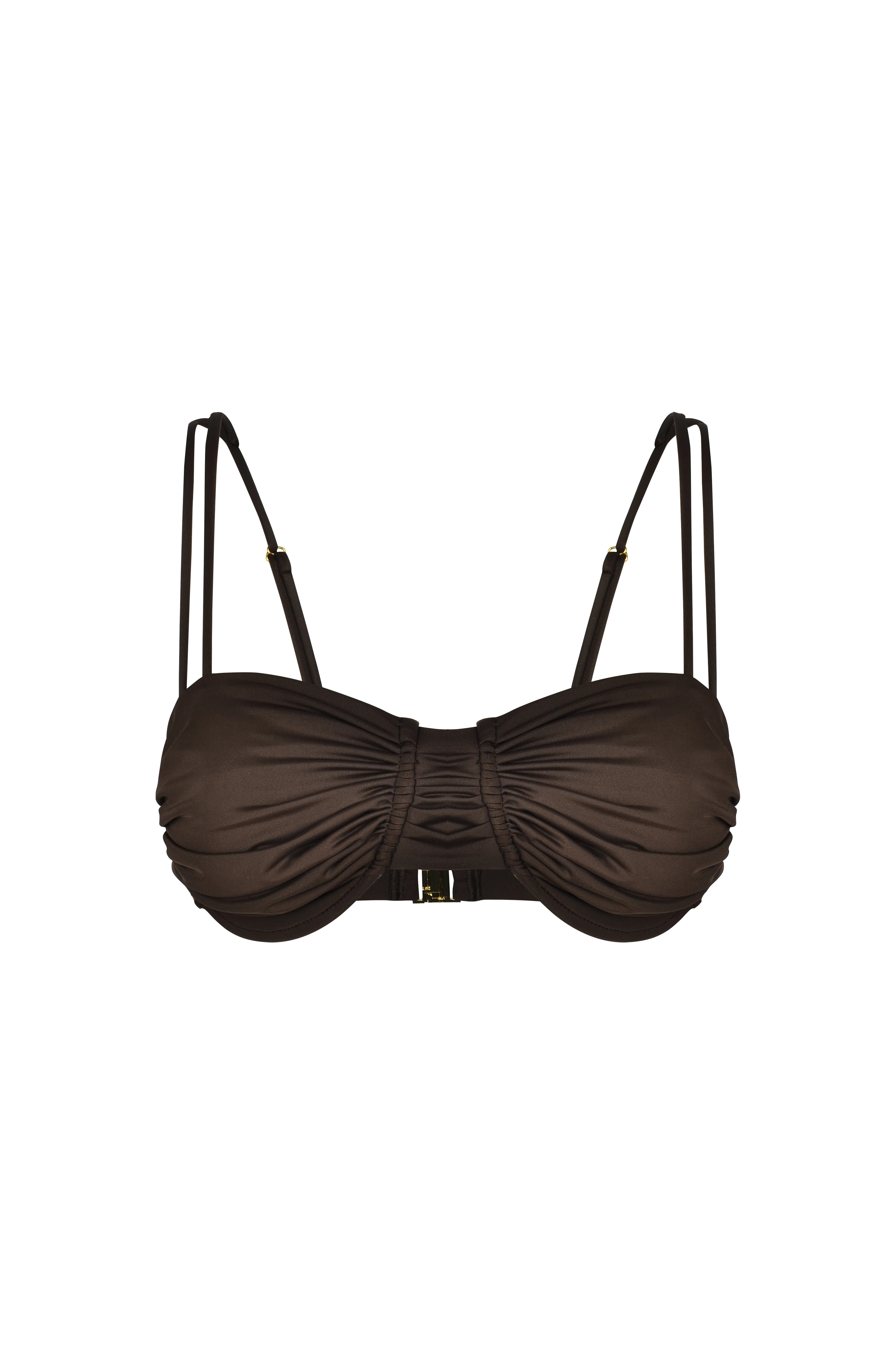 Zephyr Underwire Bikini Top Choco