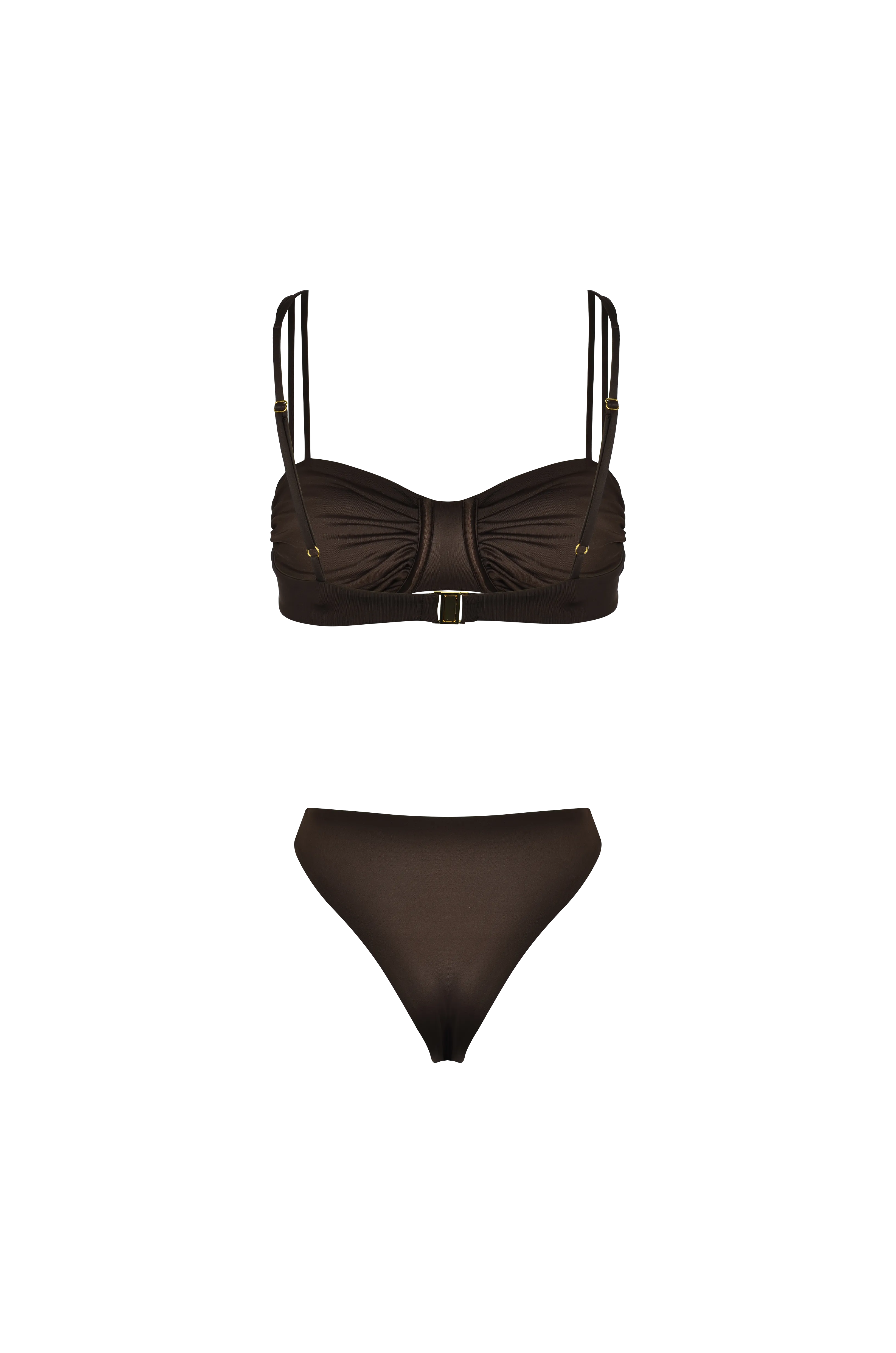 Zephyr Underwire Bikini Top Choco