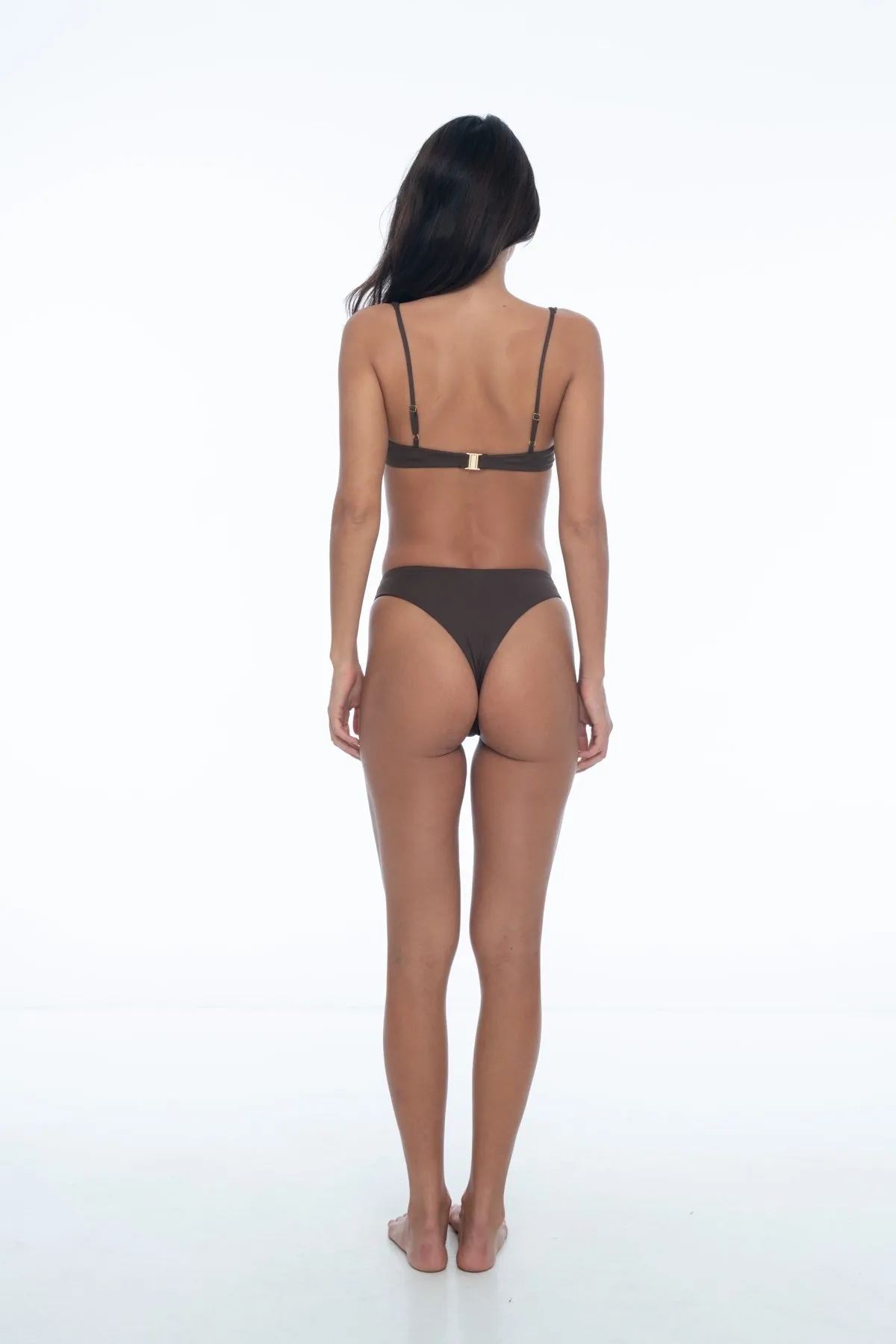 Zephyr Underwire Bikini Top Choco